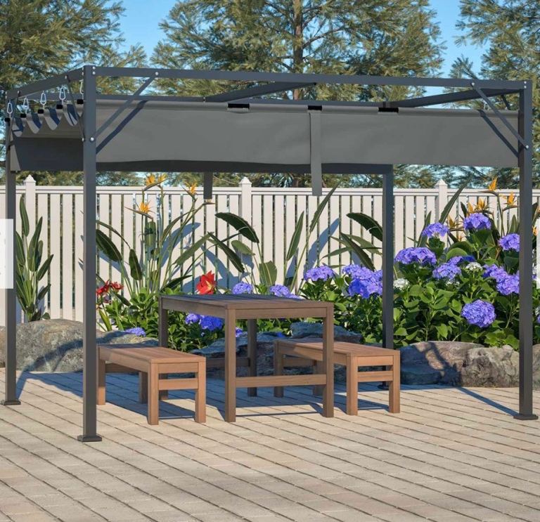 Birchtree Metal Pergola (3m X 2m)