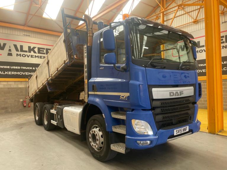 DAF CF460 *EURO 6*, 6X4 DROPSIDE DRAWBAR SPEC TIPPER – 2015 – SV15 NNF