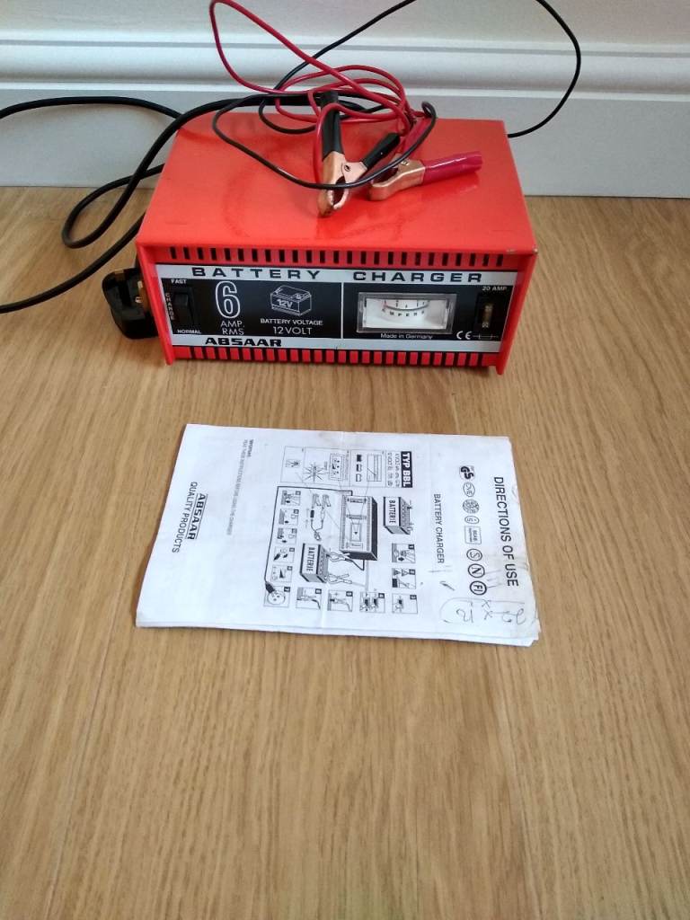 Absaar Battery Charger 6 amp 12 volt