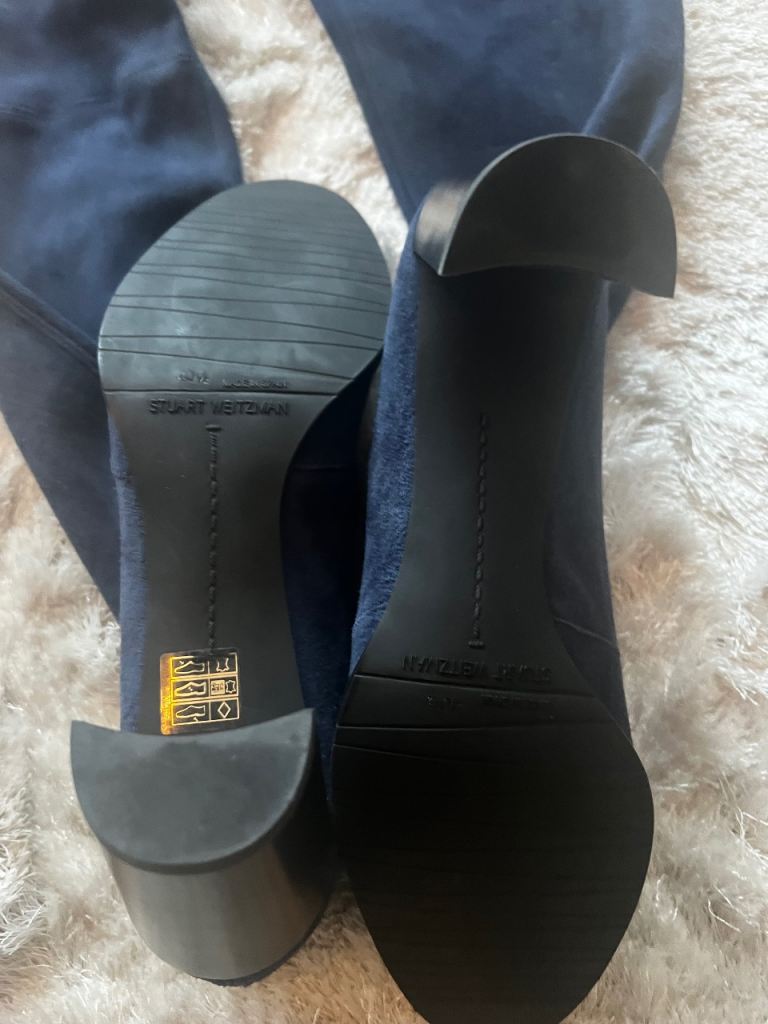 Boots -  Stuart Weitzman- NAVY- UK8- SOLD
