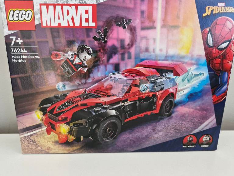 Lego Spiderman Miles Morales vs Morbius NEW 