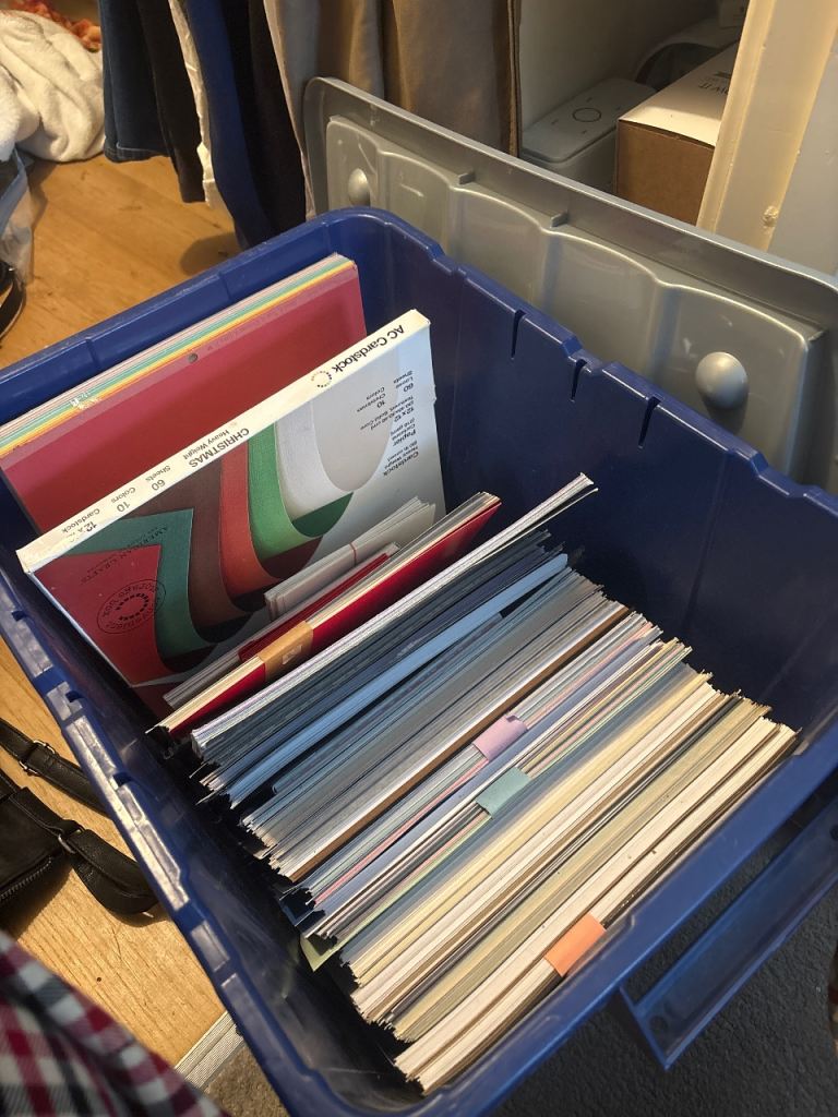 Assorted craft supplies