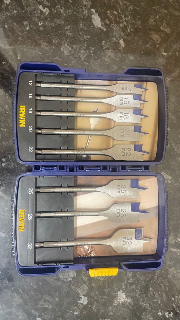 Irwin Flat-bit set 