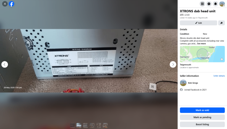  Xtrons double din Dab/cd/dvd head unit with built in gps 