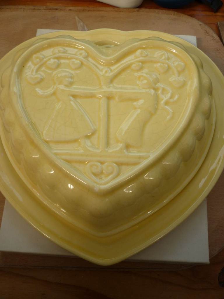A unique jelly/blancmange mould, a very vintage item, as perfect as the day it was made..