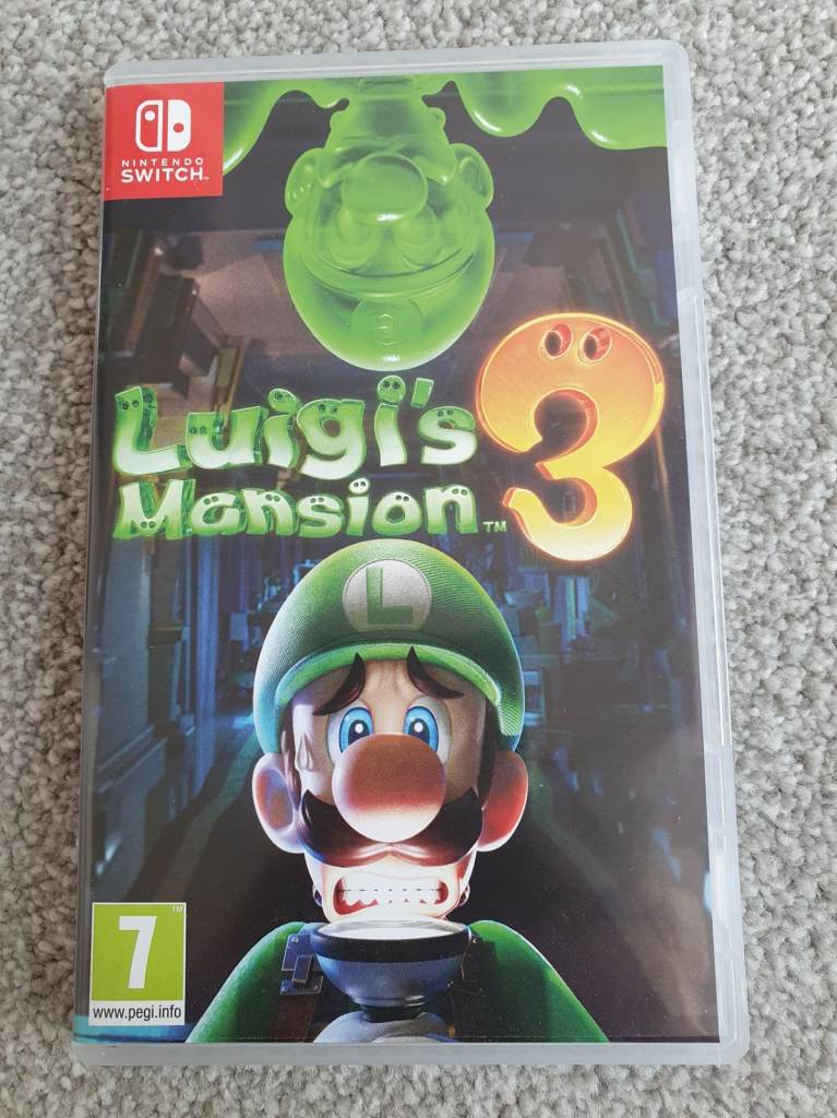 Luigi's Mansion 3 Nintendo Switch game, 2 player local co-op, online play - mint condition