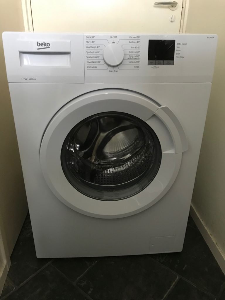 Free standing washing machine