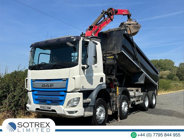 DAF TRUCKS CF440 8 X 4 Tipper with Grab