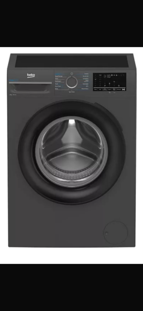 Beko Washing Machine – Black, Excellent Condition