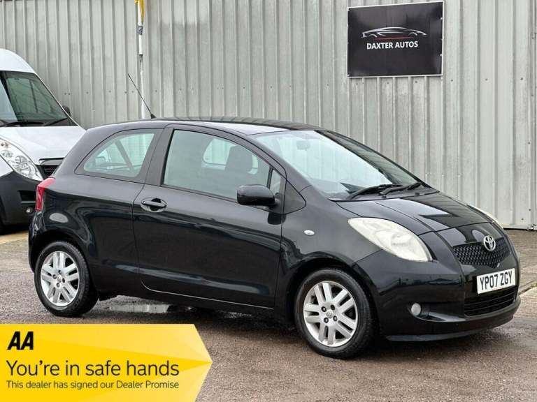 2007 Toyota Yaris 1.3 VVT-i TR 3dr HATCHBACK Petrol Manual