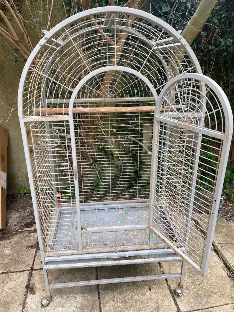 large parrot cage