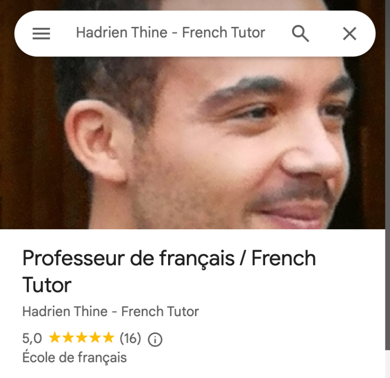 ONLINE FRENCH LESSONS WITH A NATIVE FRENCH TUTOR