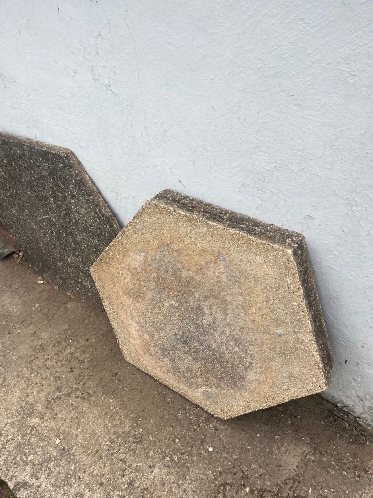 Hexagonal Paving Slabs – Used, Good for Pathways