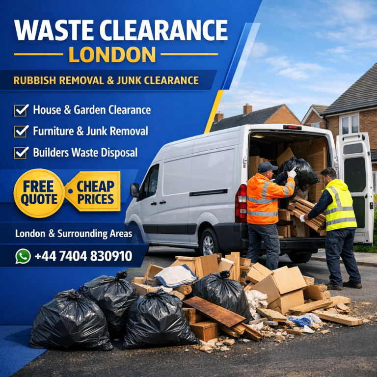 Waste Clearance London | Same Day Rubbish Removal | Call Now