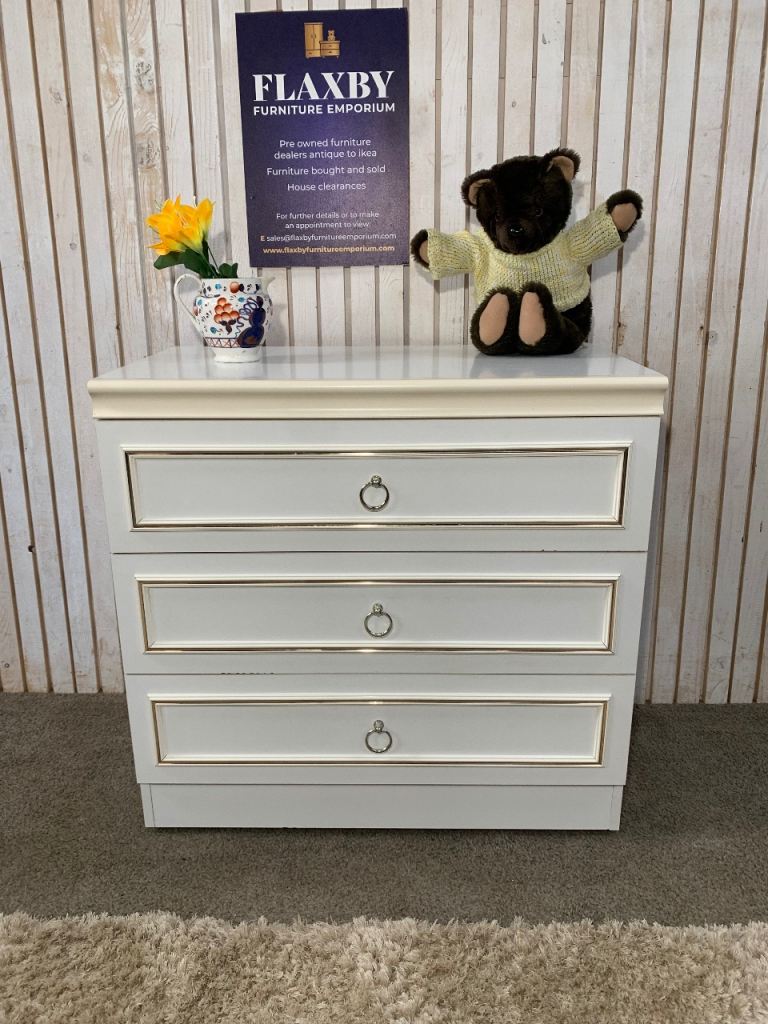 3 Drawers Bedroom Storage Cabinet Modern  Drawer Unit