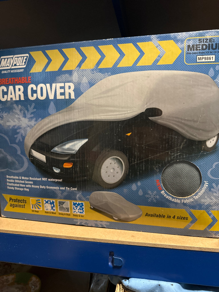 Car covers for medium and large cars