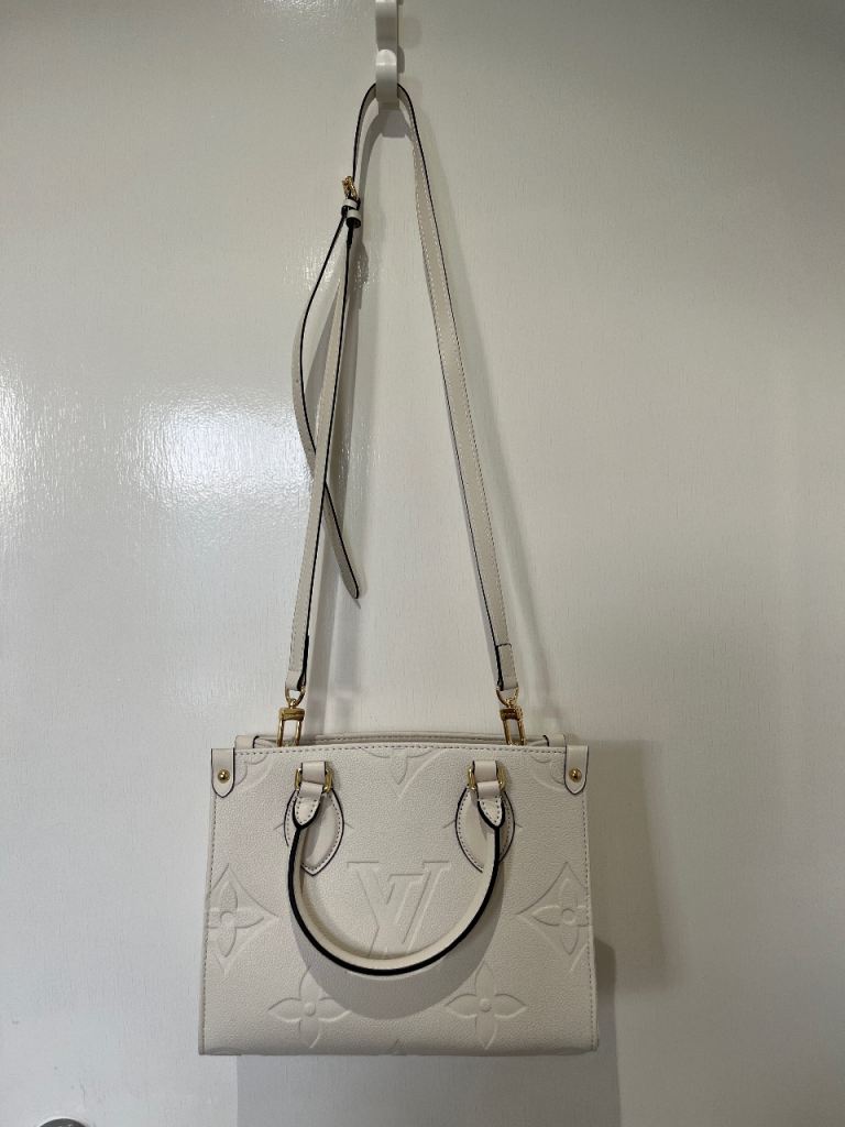 White Leather Crossbody Bag