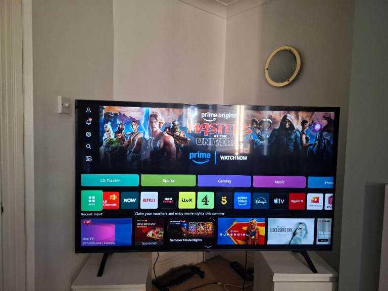 LG Smart TV Black - Excellent Condition LED Screen