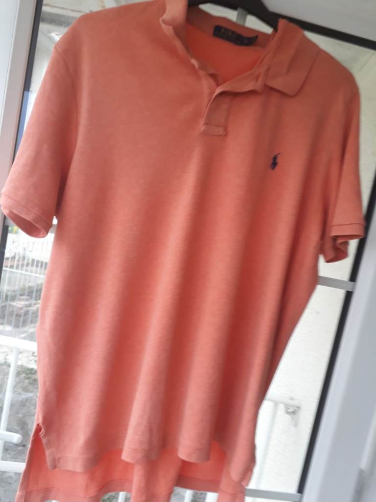 Mens Salmon Coloured Ralph Lauren Polo T.Shirt CASH OR TRANSFER