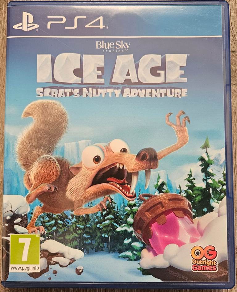 Ice Age Scrat's Nutty Adventure Sony Playstation 4 PS PS4 Video Game Family Kids
