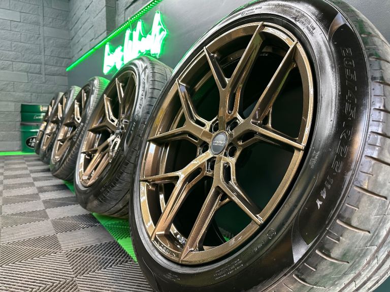 22” Genuine Vossen HF-5 Bronze Alloy Wheels x5 - Defender 90 / 110 L663 & 7mm+ Pirelli P Zero’s!