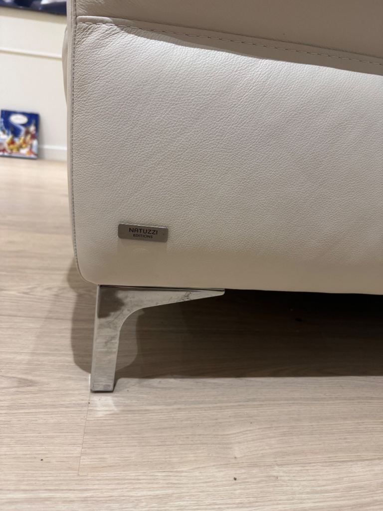 Two Natuzzi Two Seater Leather Sofas
