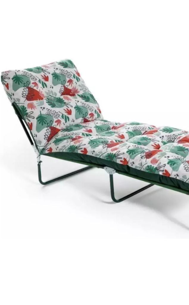 NEW Padded Sun Lounger sun bed Garden chair bed NEW RRP £80 in Argos now 