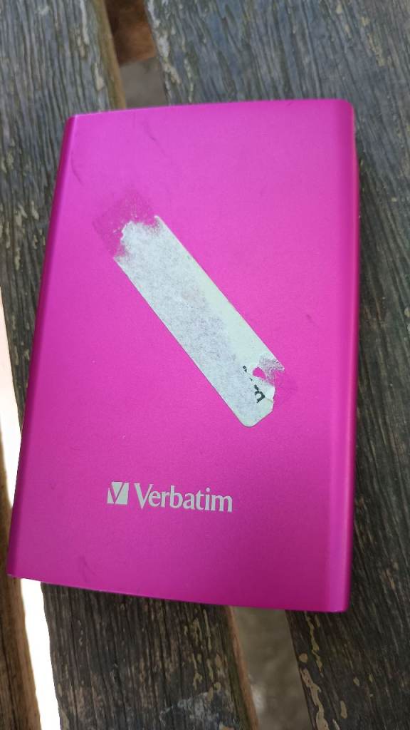 Verbatim 500GB External Hard Drive - Bright Pink