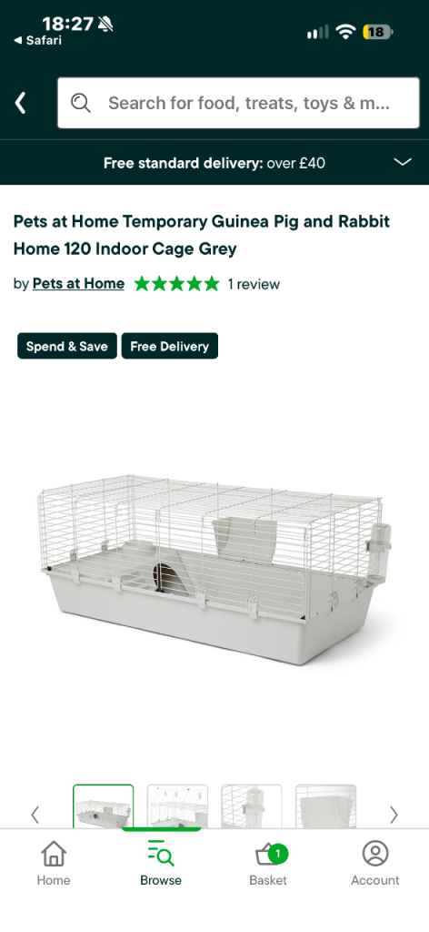120 pet cage