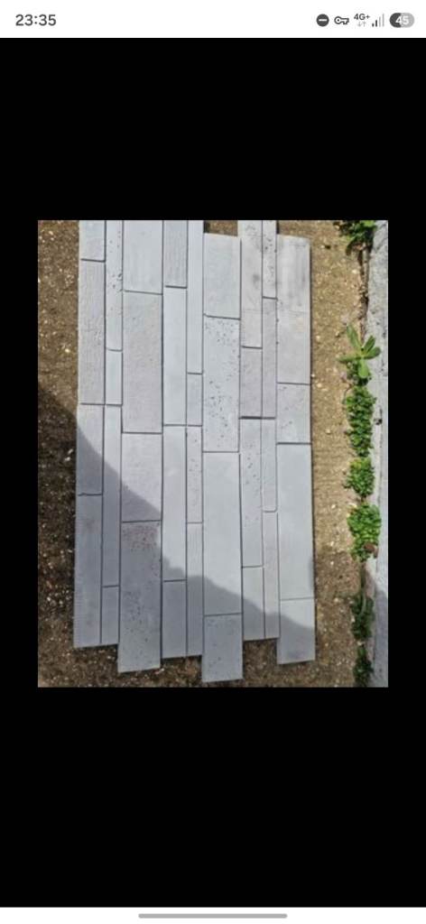 Interior wall decoration stones