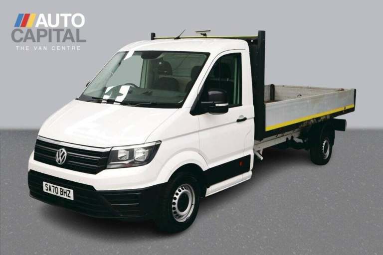 2020 Volkswagen Crafter 2.0 TDI CR35 Startline FWD 177 BHP LWB Dropside Lorry Euro 6 ULEZ Complia...