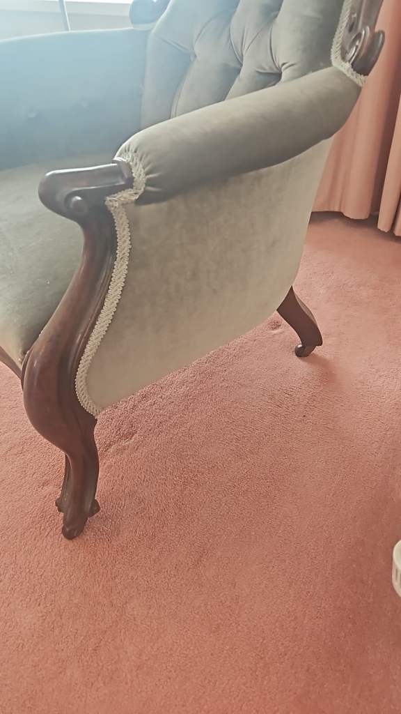 Vintage mahogany Gents armchair 