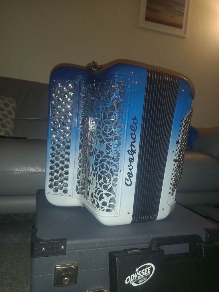 Cavagnolo B9 Odyssee 4 row accordion with full MIDI