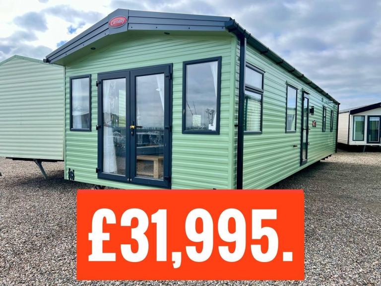 OFFSITE NEW static caravan double glazed & central heated 2B Carnaby Silverdale