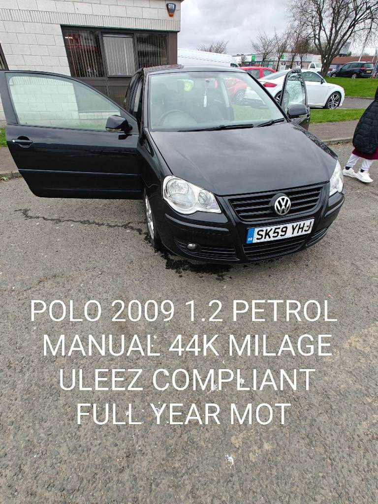 Volkswagen POLO 2009 44k milage 1 year MOT 