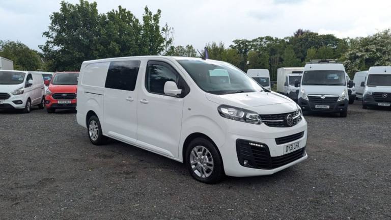 2021 Vauxhall Vivaro Crew Van L2 Turbo D 120 PS Sportive LWB 3100 2.0 LTR Double Cab 6 SEAT FREE ...