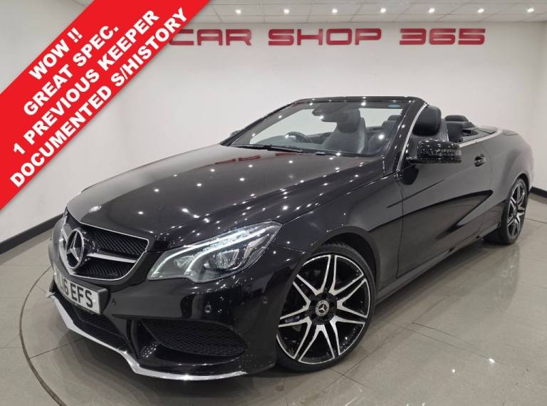 2016 MERCEDES-BENZ E CLASS 2.1 E220D AMG LINE EDITION CABRIOLET G-TRONIC+ EURO 6