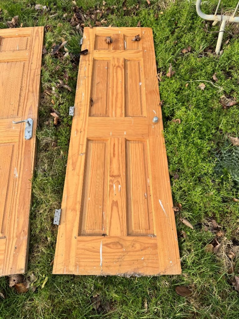 WOOD DOORS X 3 