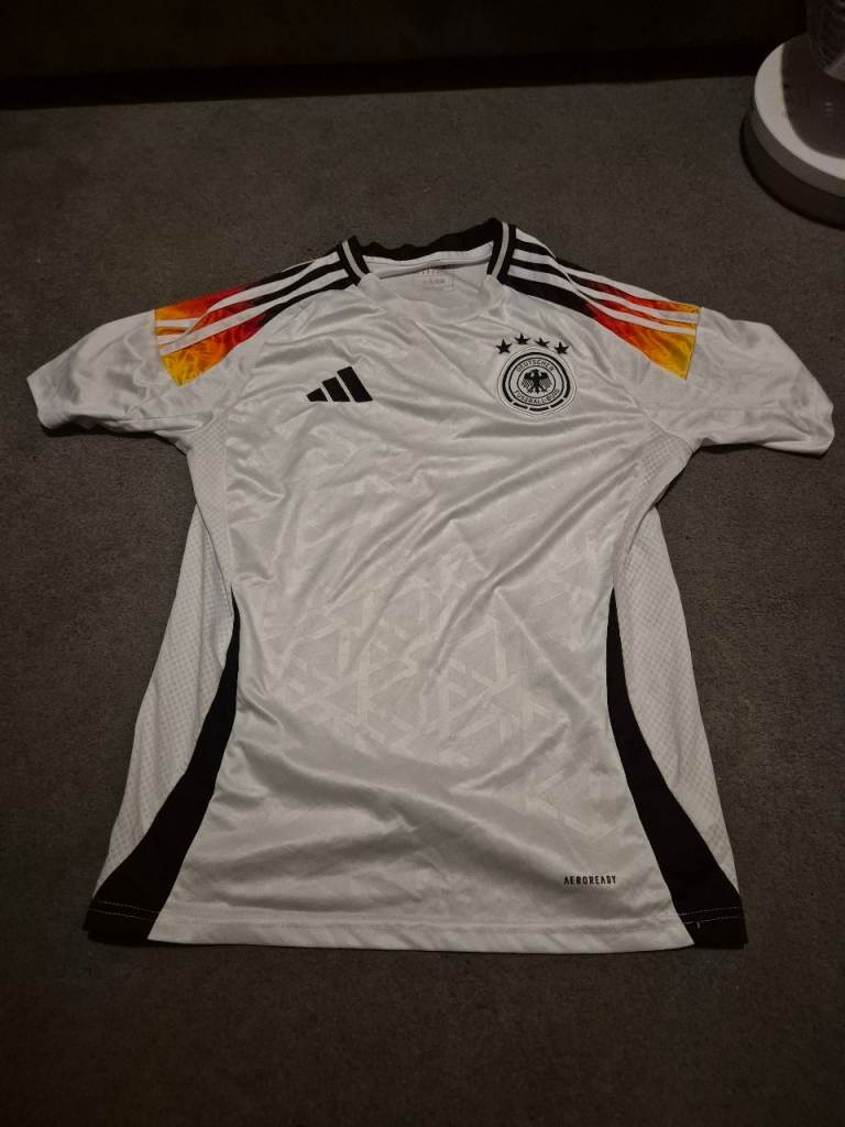 Adidas Germany Football Shirt – White, Good Condition