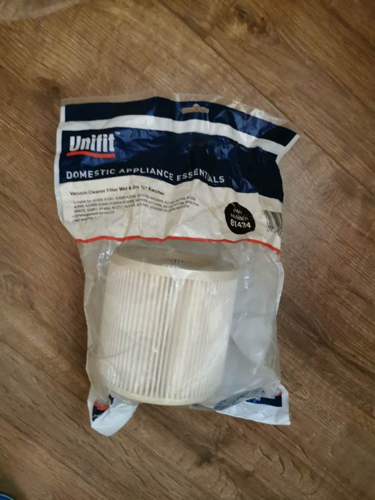 Unifit vacum cleaner filter part n 81434