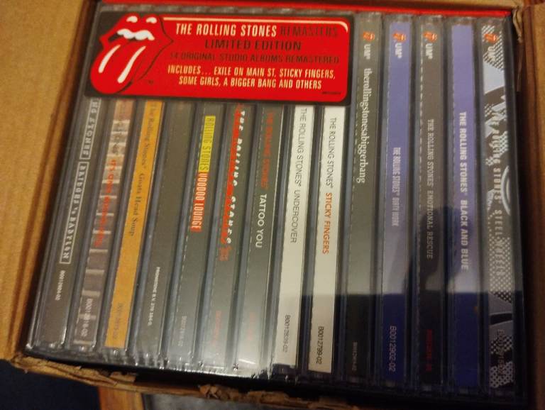 Rolling Stones remastered CD box set 