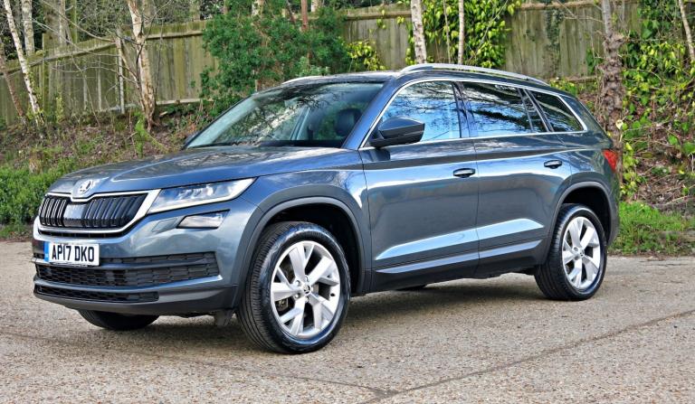SKODA KODIAQ 190HP DSG 4X4 DSG AUTO 7 SEAT LEATHER NAV Grey Auto Diesel 2017