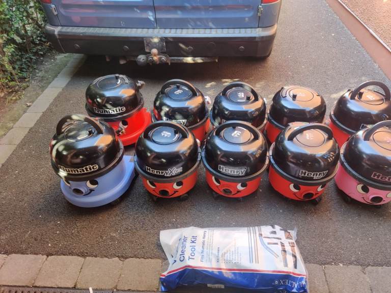 Henry Hoover coming with new set off fitting each £60