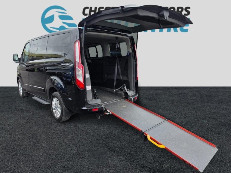 Ford Custom WAV Wheelchair Access Automatic 6 Seats Black SWB  2019 No VAT