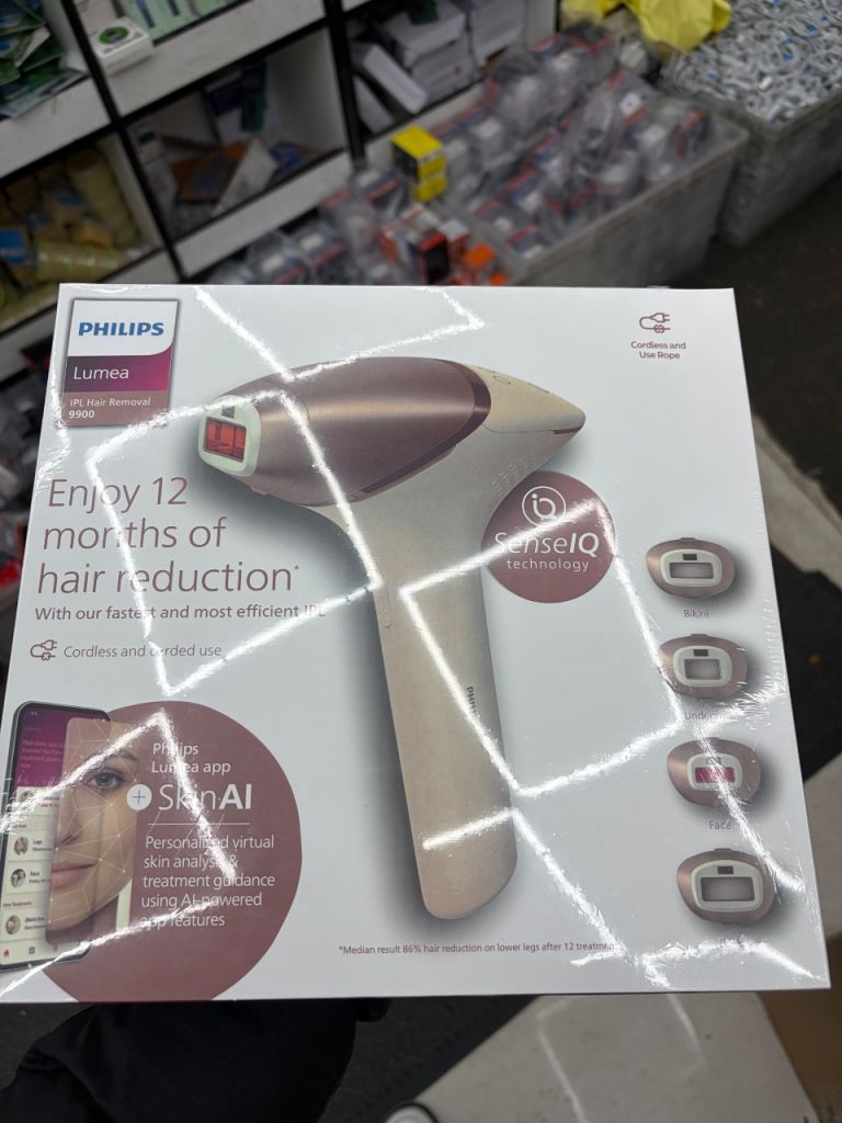 Phillips lumea 9900 laser hair removal