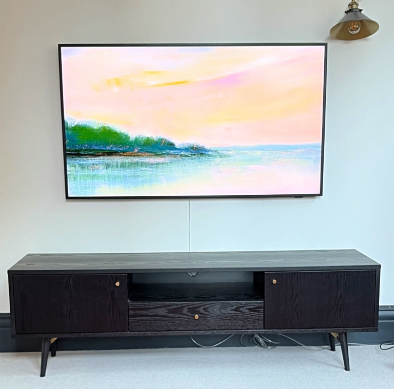 Danetti Lennox Black Ash TV Stand