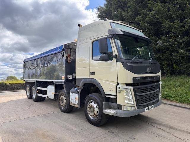 2019 69 Volvo FM 430 E6 8x4 GT sleeper alloy bulk tipper weigher air tail gate