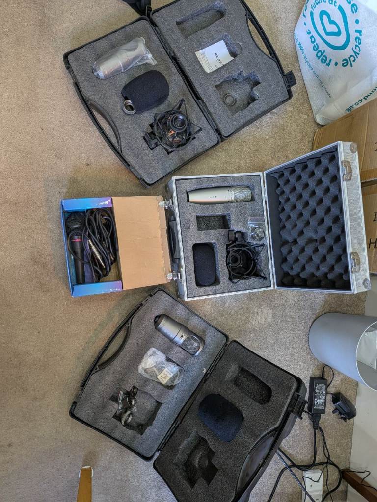 3 Condenser and 1 Vocal Microphone