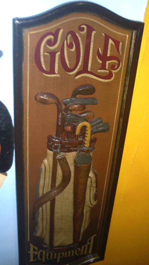 XMAS PUB SHED GIFTS: VINTAGE HAND-CARVED 3D WOODEN INTERIOR SIGNS - HOME BAR, MAN & WOMAN CAVE