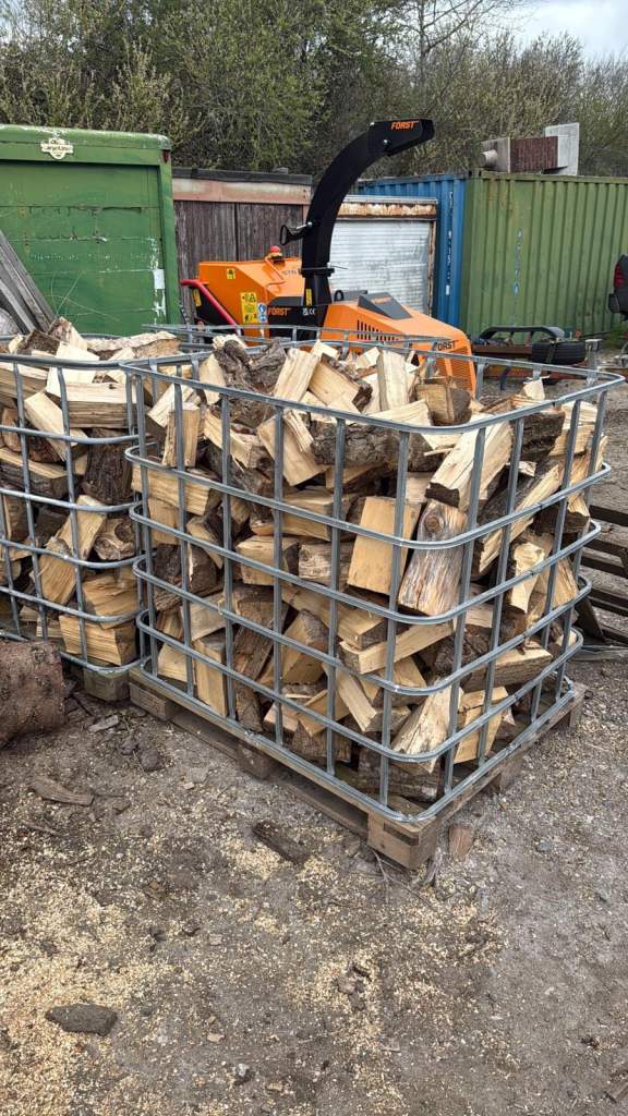 Unseasoned logs